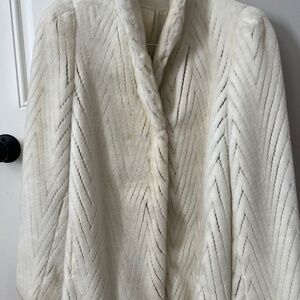 Vintage white/cream Fur Jacket